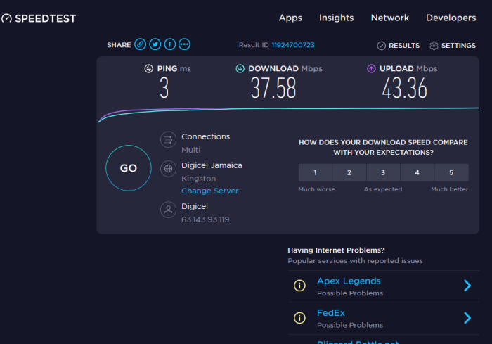 Check if your Internet Connection supports 4K content streaming