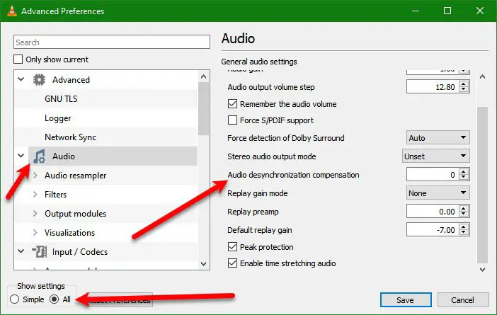 How do I fix Audio Delay in VLC Media Player