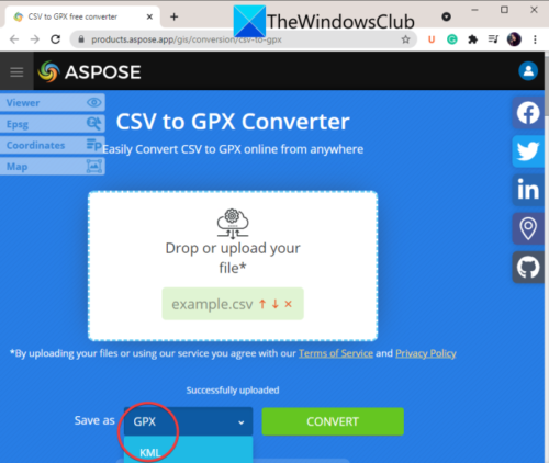 gpsbabel convert gpx csv