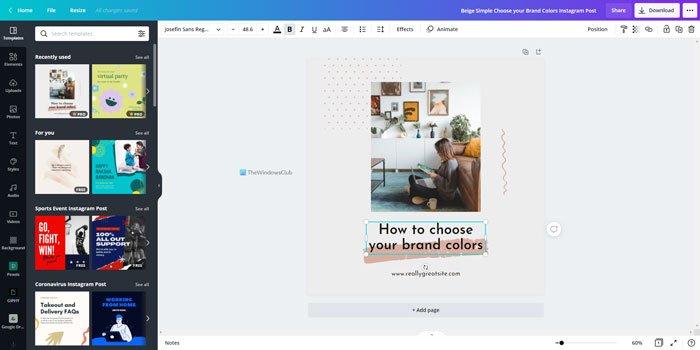 Best Canva templates for Instagram