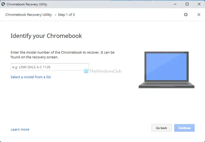 How to use Chromebook Recovery Utility to create recovery media