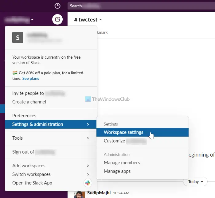 How to delete Slack account, workspace, channel, and message