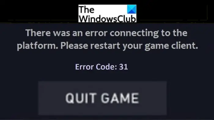 Fix VALORANT Error Code 31 and 84 on Windows PC