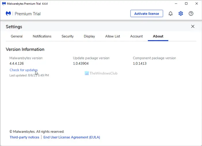 Fix Malwarebytes high CPU and Memory usage on Windows 11/10