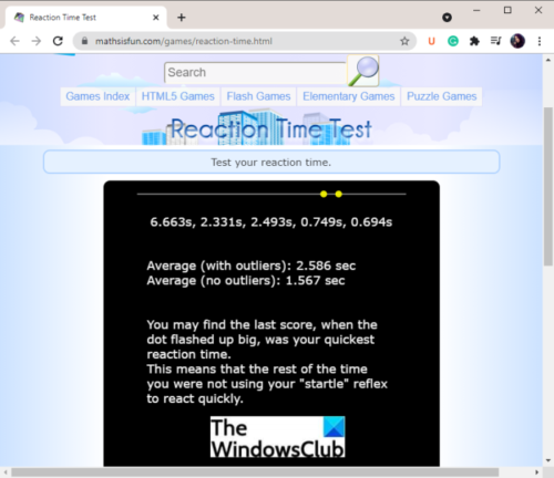 How to measure Reaction Time on Windows PC