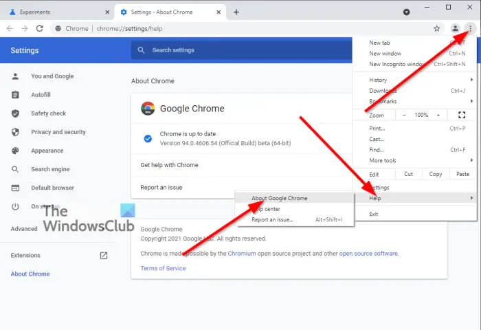 About Google Chrome