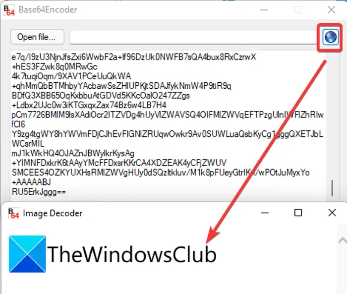 How to convert Base64 to Image on Windows 11