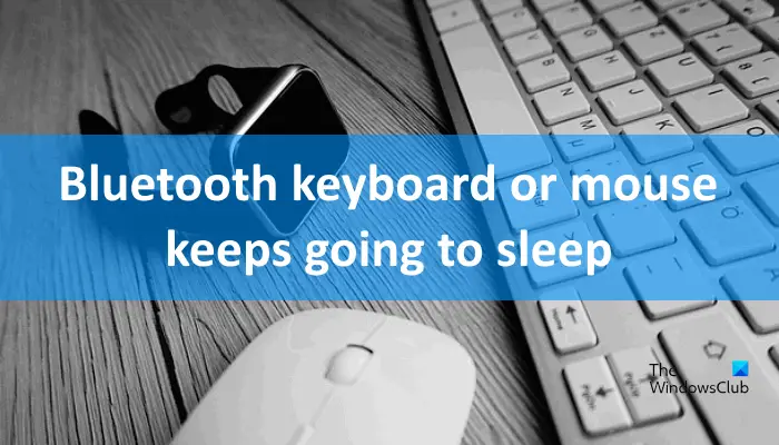 Bluetooth keyboard mouse sleeps frequently