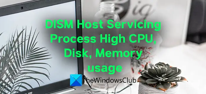 DISM Host Servicing Process High CPU, Disk, Memory usage