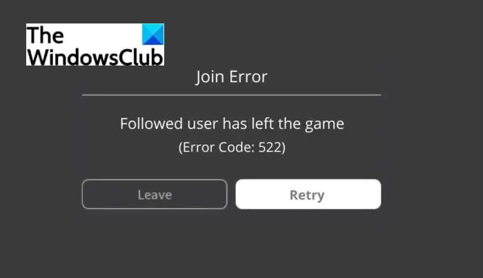 How to Fix Roblox Error Code 282 and 522 on Windows PC