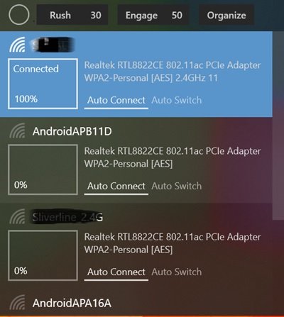 Manage multiple Wi-Fi connections