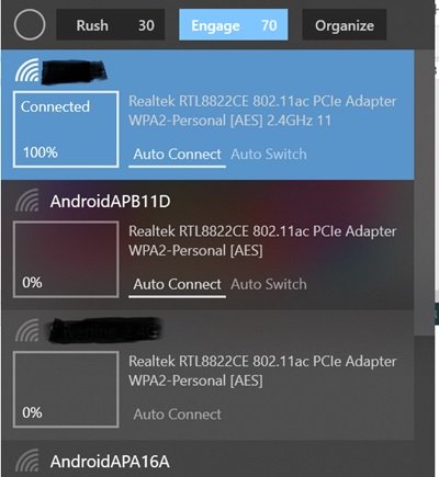 Manage multiple Wi-Fi connections