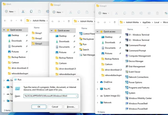 WinX Folder Windows
