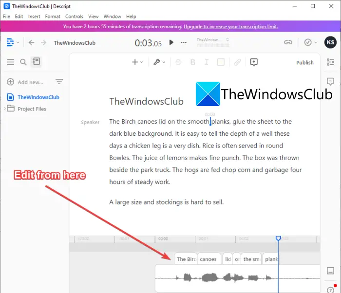 How to Transcribe Audio autmatically on Windows