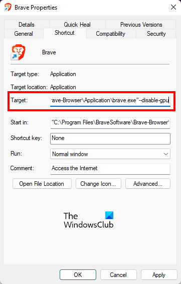 disable Hardware Acceleration Brave Browser