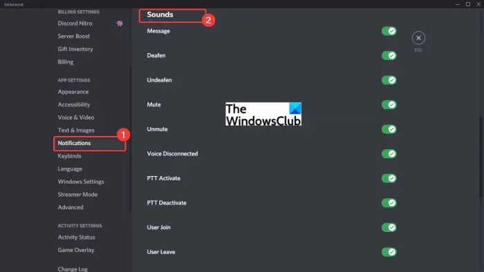 Fix Discord Notification Sound not working on Windows PC - 73