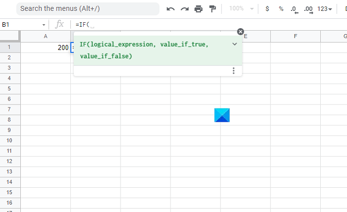 How to use IF and Nested IF functions in Google Sheets