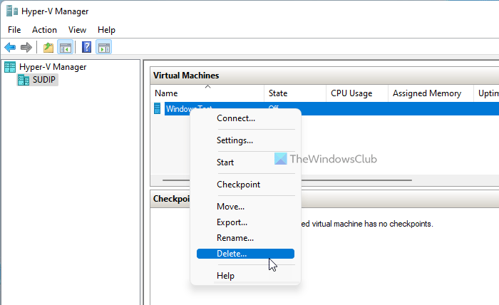 Hyper-V encountered an error while copying virtual hard disks to destination folder