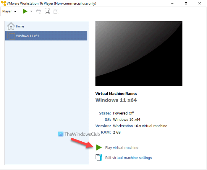 How to install Windows 11 on VMware Workstation Player