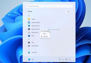 How to Pin or Unpin Icons to Taskbar or Start Menu in Windows 11