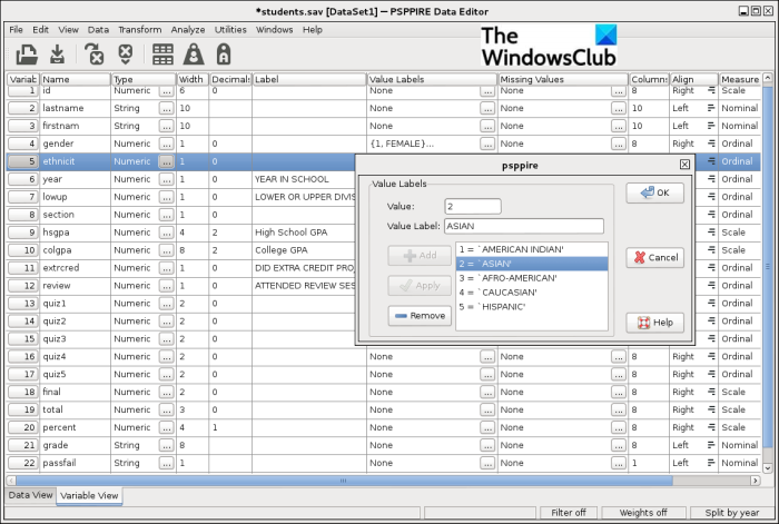 Best Free Statistical Analysis software for Windows 11/10