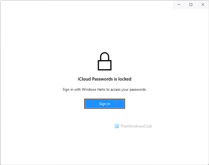 Как настроить и использовать пароли iCloud в Windows 11/10