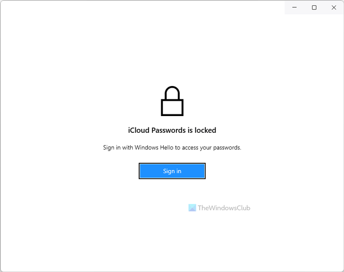 How to set up and use iCloud Passwords on Windows 11/10