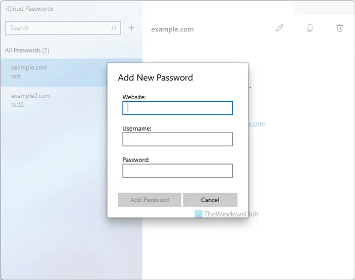 How to set up and use iCloud Passwords on Windows 11/10