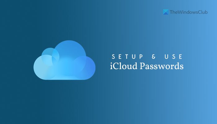How to set up and use iCloud Passwords on Windows 11/10