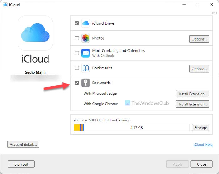 How to set up and use iCloud Passwords on Windows 11/10