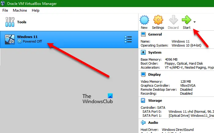 Install Windows 11 on Oracle VM VirtualBox