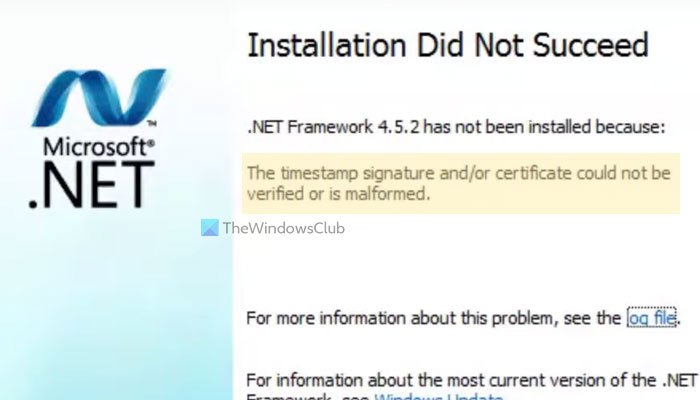 0x80096005 windows 7 как исправить net framework
