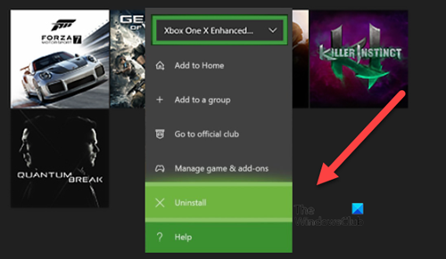 Copot pemasangan Game error code 901 di xbox