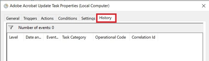 task history limit