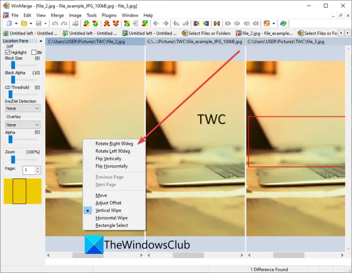 How to compare two Identical Images in Windows 11/10