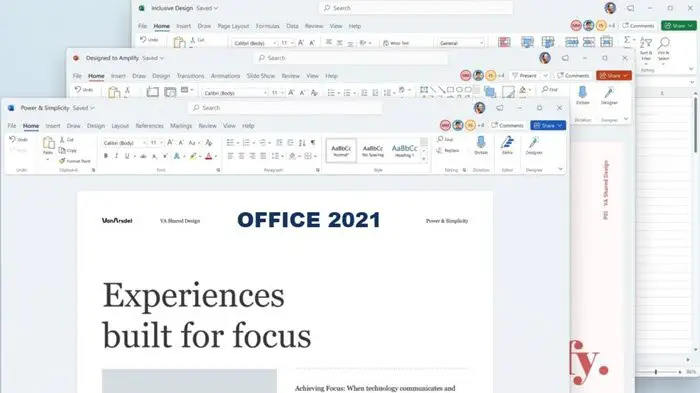 Office 2021 features