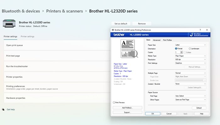 Printer Software Maintenance
