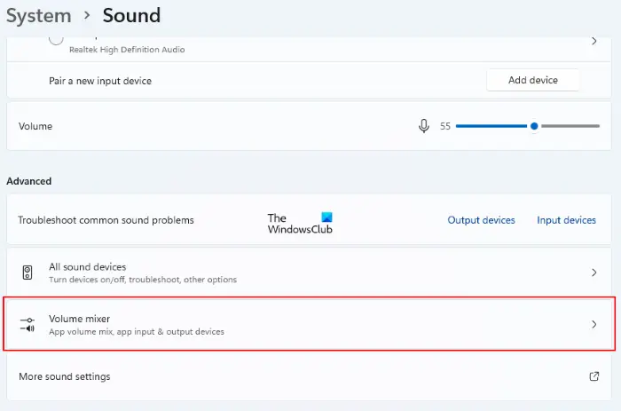 Set up different & Microphone for different Apps Windows 11/10