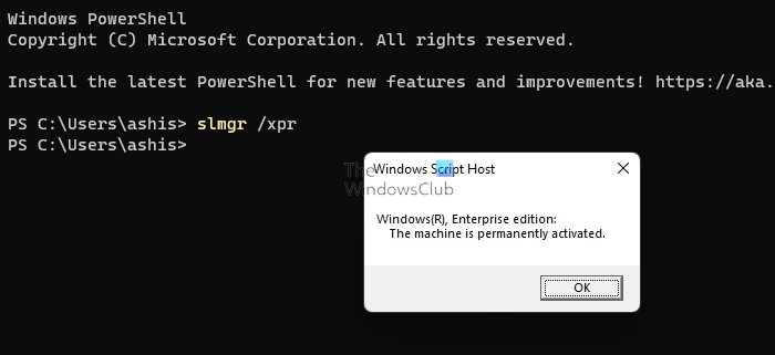 SLMGR command Activate Windows