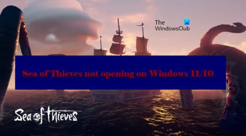 Sea Of Thieves Not Launching On Windows PC