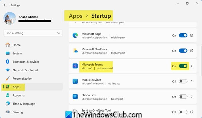 Stop Teams from starting automatically