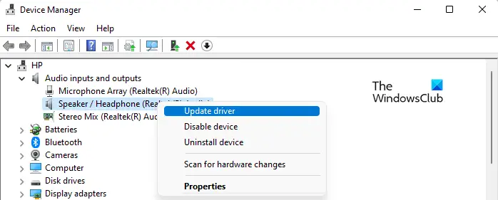 Update the Sound driver