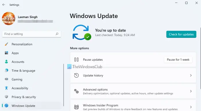 Update Windows 11