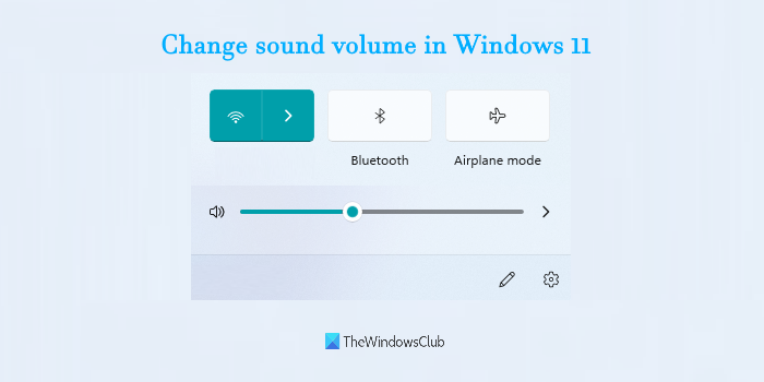 change sound volume windows 11