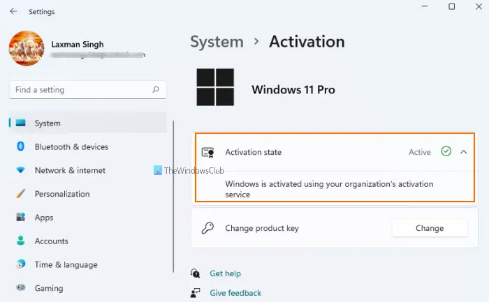 check windows 11 activation state