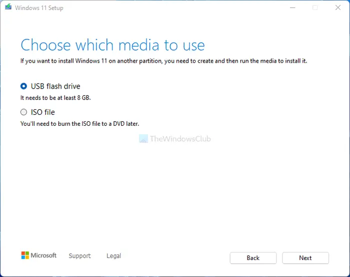 Как создать загрузочный установочный носитель Windows 11