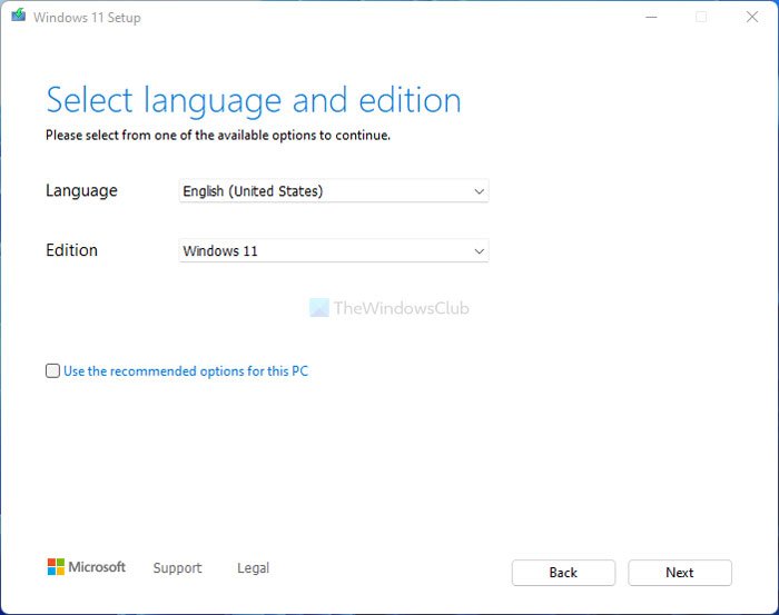 Как создать загрузочный установочный носитель Windows 11