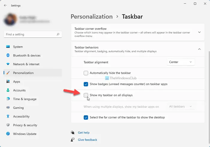 How to disable Windows taskbar on the second display