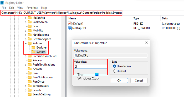 enable brightnes slider via Registry Editor