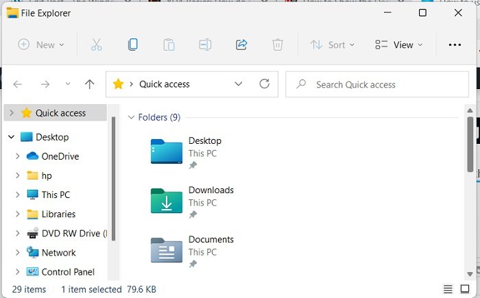 Open File Explorer To This Pc Instead Of Quick Access In Windows